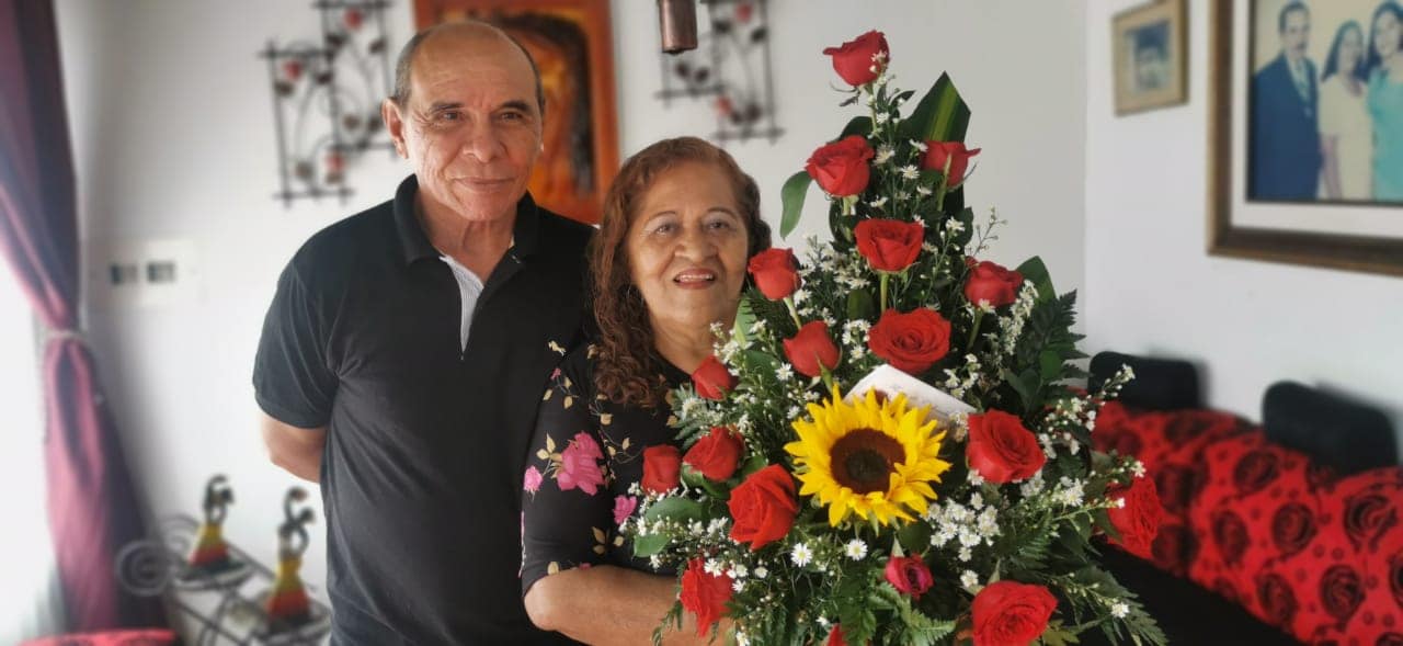 Alfredo Ordoñez y Flora Escobar.